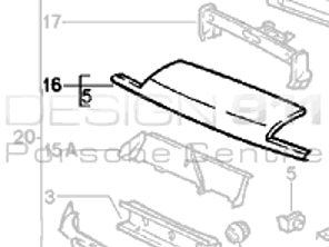 Nose Panel Front. Porsche 924 / 944 - 477805593, 477.805.593