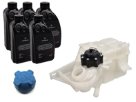 Engine coolant expansion tank kit. Porsche 996 1997 - 2000 - 99610614753, 99610614754, 99610614755, 99610614756