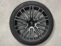 21' Macan 911 Turbo Design Alloy Wheels & Summer Tyres Original Porsche - 95B044668J