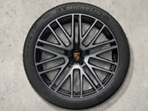 21' Macan 911 Turbo Design Alloy Wheels & Summer Tyres Original Porsche - 95B044668J