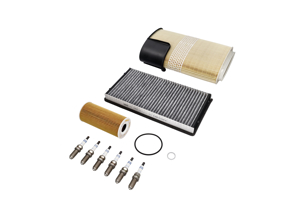 Service- und Wartungsset für Porsche Boxster 987 2.9L und 987 S 3.4L / Cayman: Öl, Luftfilter, Zündkerzen & mehr - 0PB115466A, 98711013301, 99917013090, 99757121902, 90012310630