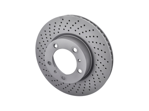 前部制动盘转子。保时捷 981 Boxster 2.7L / 981C Cayman 2.7L（OE 零件编号 98135140101/98135140201） - 460.1589.20, 460.1590.20, 98135140101, 98135140201, 92279905, 92280005