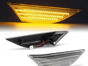 Indicateurs latéraux LED séquentiels clairs. Porsche 991.1 / 991.2 / 981/982 Boxster/Caïman - 99163125000, 99163125506, 99163125606