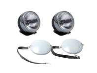 Additional driving light set with unpainted lamp covers Cibie style LHD. Porsche 911 - LTG11.1.107, LTG11.3.120