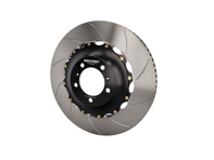 Disco freno / rotore scanalato 2 pezzi ANTERIORE 981 GT4 con PCCB - A1-156