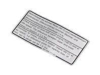 Aufkleber Motorölstand. Porsche 964 / 993 - 96400611100