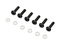 Set viti e rondelle faro posteriore NERO. Porsche 911 70-89/959 - PCG63191101