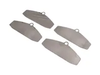 钛合金刹车片隔热板尺寸：E2707（OE 零件编号 99635194800） - 23414, 07.B314.17, 07B31417, 99635194800 - E2707, T1857