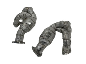 Collettore di scarico della stessa lunghezza con convertitore catalitico. Porsche 987.2 Boxster/Cayman - 98711310133, 987113101AX, 98711310233, 987113102AX - 9M87113101