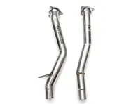 Exhaust Catalytic Converter Bypass Pipes. Porsche 958 Cayenne S / GTS - 95811302400, 95811302401, 958113024AX, 95811302300, 95811302301, 958113023AX