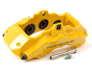 Pinza de freno DELANTERO. Porsche 996 (M450) / 997 (I450) / 987 Boxster (I450) / 987C Caimán (I450) - 99635143130, 99635143230, 99635143131, 99635143231