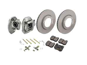 前制动钳、制动盘和制动衬块套件。保时捷 924S 1986-88 - 94435142900, 94435143000, 477405083A, 477405083D, 91135104120, 94435195102, 94435195103, 94435195104, 477698155, 92835194200, 92835195100