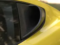 后侧窗通风口套件，干碳纤维。保时捷 718 GT4 RS - 982853990OK1, 982853989OK1