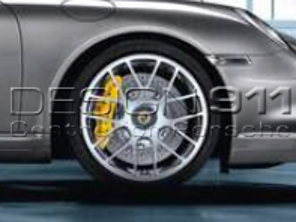 Jantes en alliage 19' RS Spyder et pneus d'hiver Porsche d'origine pour 997.2 Turbo - 99704460088