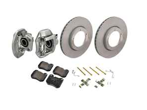 Kit pinza freno anteriore, disco e pastiglie freno. Porsche 924S 1986-88 - 94435142900, 94435143000, 477405083A, 477405083D, 91135104120, 94435195102, 94435195103, 94435195104, 477698155, 92835194200, 92835195100