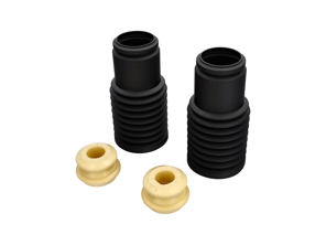 减震器缓冲块和防尘罩。适用于保时捷 987 Boxster / 987C Cayman 2006-2012 年款 - 98733330100, 98633350501, 98633350101