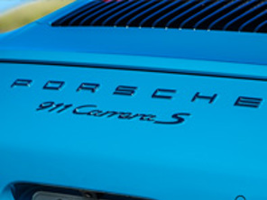 'PORSCHE 911 CARRERA S' Black Rear Badge for Porsche 991.2 - 99104480382041