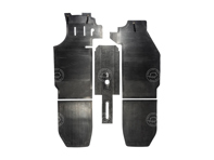 Complete Rubber Floor Mat Set (Front, Rear and Tunnel) 911, 912 1965-68 LHD - 90255101120, 90155101223, 90155101220, 90255101120, 90255112120, 90255112220