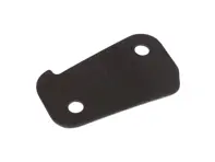 Calza para placa de cerradero de puerta, 1 mm, Negro. Porsche 911/912 - 90153170320 - 1687551300