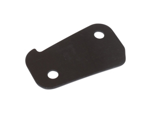 Calza para placa de cerradero de puerta, 1 mm, Negro. Porsche 911/912 - 90153170320 - 1687551300