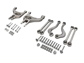 Satz unterer und oberer Querlenker für die Hinterachse. Porsche 970 Panamera 2010–2016 - 97033104300, 97033104700, 99733121702, 99633121702, WHT007492, 97033121900, 99907285101, 99908444501, 97033104104, 97033104103, 97033104102, 97033104204, 97033104203, 97033104202, 99907285701, 99907285401, 99633121900, PAF007648, 97034121700, WHT008736