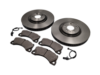 Pacchetto freni anteriori a disco e pastiglie freno Porsche 95B Macan 3.0L GTS / Turbo 400Bhp - 95B615301J, 95B615302J, PAA698151
