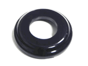 Black window winder and door handle rosette. Porsche 356 1948-65 - 64455289101, 64455289102, 64455289101700 - 644 552 891 02, 1688350300