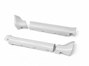 Side sills 4 parts Porsche 965 Turbo / 964 widebody
