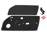 RS / RSA / Backdate Style Türverkleidungen in schwarzem Leder für Porsche 911 / 912 1965-73