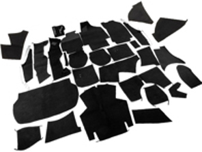 Moquette intérieure complète pour Porsche 964 C2/C4 Cabriolet LHD