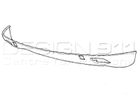Spoiler inferiore anteriore. Porsche 955 Cayenne Turbo - 95550506106G2X, 95550506101G2X, 95550506107G2X