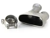 Exhaust tail pipe. Porsche 970 Panamera >>2013 - 97011168131, 97011168231