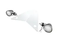 镀镍透光玻璃车门后视镜套件 - Singer 款式，带透明三角窗 - 适用于 1965-1998 年款保时捷 911 / 912 / 930 / 964 / 993 双门轿跑车 - 90173111100, 90173111101, 90173111102, 91173111600, 91173101300, 91173101306, 91173101308, 91173101406, 91173101408, 91173101307, 91173101310, 91173101407, 91173101410, 91173101301, 91173101328, 91173101700, 91173101701, 91173101706, 91173101707, 91173101720, 91173101721, 91173101806, 91173101821, 91173101820, 91173102300, 91173102500, 91173102501, 91173102600, 91173102400, 91173102706, 91173102806, 94473102701, 94473102702, 91173192701, 91173192801, 91173193101, 91173193201, 91173104303, 91173104403, 94473102101, 94473102101G3M, 96573124300, 96573124300G2L, 9657312400, 96573124400G2L, 96573124100, 96573124100G2M, 96573124201, 96573124201G2M, 96573124101, 96573124101G2M, 96573124200, 96573124200G2M