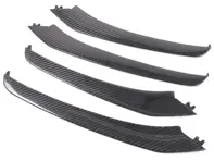 Front air duct splitters - Front grill blades, Carbon Fibre. Porsche 991.1 - E321