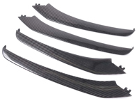 Alette posteriori di ricambio, fibra di carbonio. Porsche 991.1 - E321