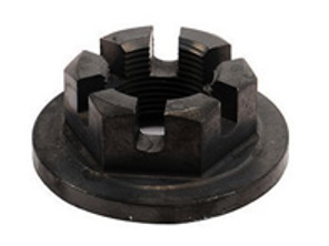 Rear wheel hub castle nut. Porsche 356 - 64433227100, 1651000100
