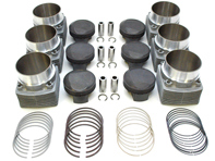Piston & Cylinder Engine Set. Porsche 964 / 993 Turbo Piston 3.6L to 3.8L (slip-in cyl.) - PS102-019, PP102-012, PC102-003