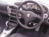 Look in lega per la cornice dello strumento. Porsche 996 - 00004480221, 00004480222