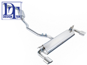 Marmitta di scarico / Silenziatore Scatola posteriore DesignTek per Porsche Cayenne 3.2L V6 - 3606005501, 69-PS108, 116124-04, 95511112130, 95511112131, 95511112132