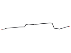 Tuyau d'huile, laiton, peint, admission. Porsche 911 S 71-72 - 91120702501, 91120702601 - HA DE 47048 / copper