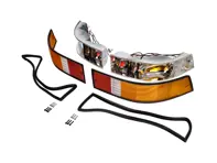 带黑色轮辋镜头的指示灯和镜头后套件保时捷 911 - 91163140333, 91163140433, 91163193900, 91163194000, 91163194901, 91163195000, 91163197100