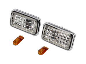 Ripetitori laterali in cristallo quadrato. Porsche944/924/968/993/964/911 - 4A0949101