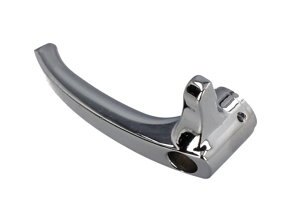 Fermo per finestrino anteriore 1/4, cromato. Porsche 356 - 64454255120, 64454255220