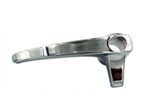 Front 1/4 window latch, chrome. Porsche 356 - 64454255120, 64454255220