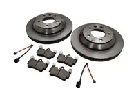 Kit plaquettes et disques de frein arrière. Porsche Cayenne 955 3.2L et 4.5L - 95535240131, 95535293906, 95561236532