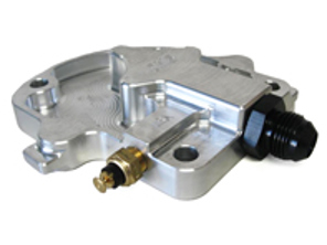 Oil scavenge port fork cover plate. Porsche 915 or 930 transmission - 915.303.023.02, 91530302302 - CMS915930FCP