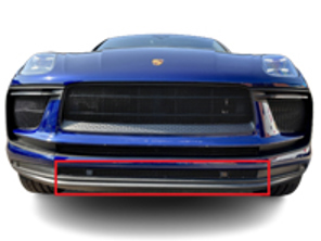 Paraurti anteriore griglia inferiore centrale in acciaio inox ZunSport. Porsche Macan / S / GTS Facelift - ZPR81321, ZPR81321B, ZPR81321, ZPR81321B