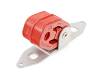 Soporte de suspensión de escape medio con goma. Porsche 955/957 Cayena - 95511122740, 95511122730