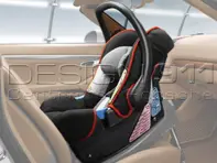 Porsche Babyschale Gruppe 0+. 0-15 Monate (Körpergewicht: 0 bis 13 kg). - 95504480286, 95504480294, 95504480584