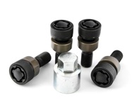Kit Tornillos Bloqueo Rueda NEGRO STD Tamaño Thatcham - Original Porsche - 99136105700, WHT006980C, WHT006980A, PAF009593, 9A700698000, 00004460280